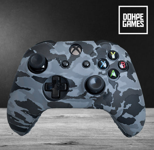Grey Camo Xbox One Controller Skin